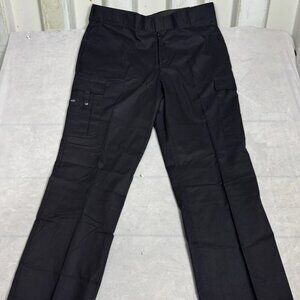 Dickies Womens EMT Cargo Workwear Pants Black Flex Comfort Pockets 8UU NWT